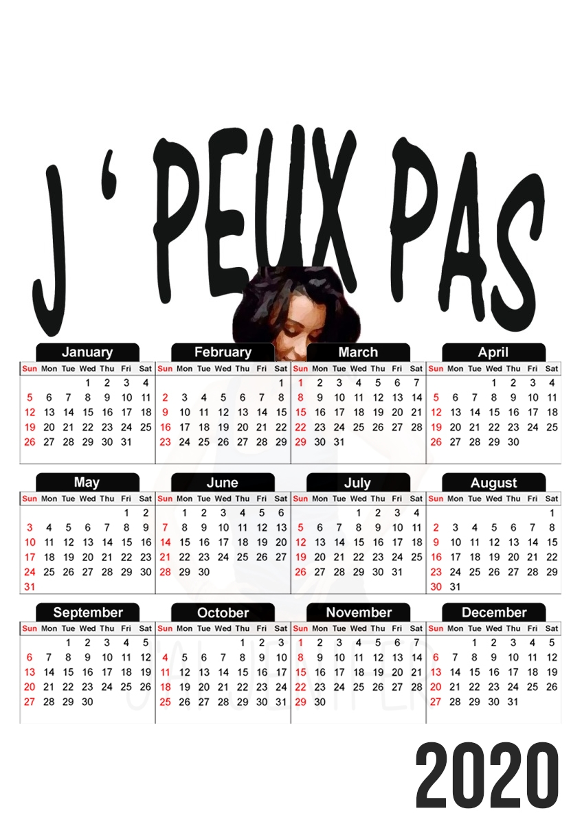  Je peux pas jai Jenifer for A3 Photo Calendar 30x43cm