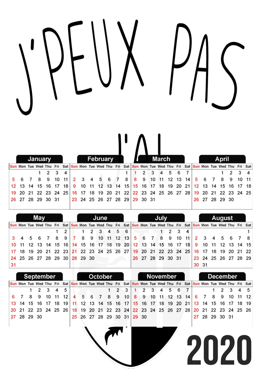  Je peux pas jai Metz for A3 Photo Calendar 30x43cm