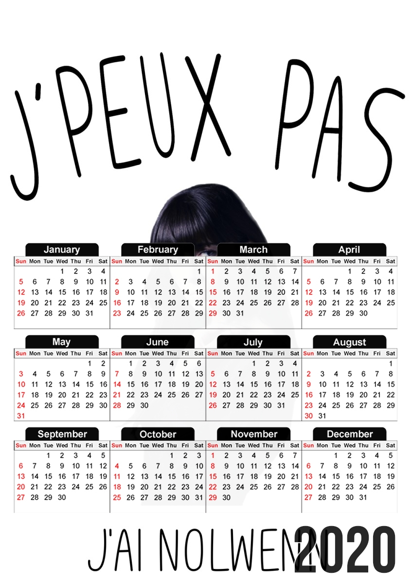  Je peux pas jai Nolwenn for A3 Photo Calendar 30x43cm