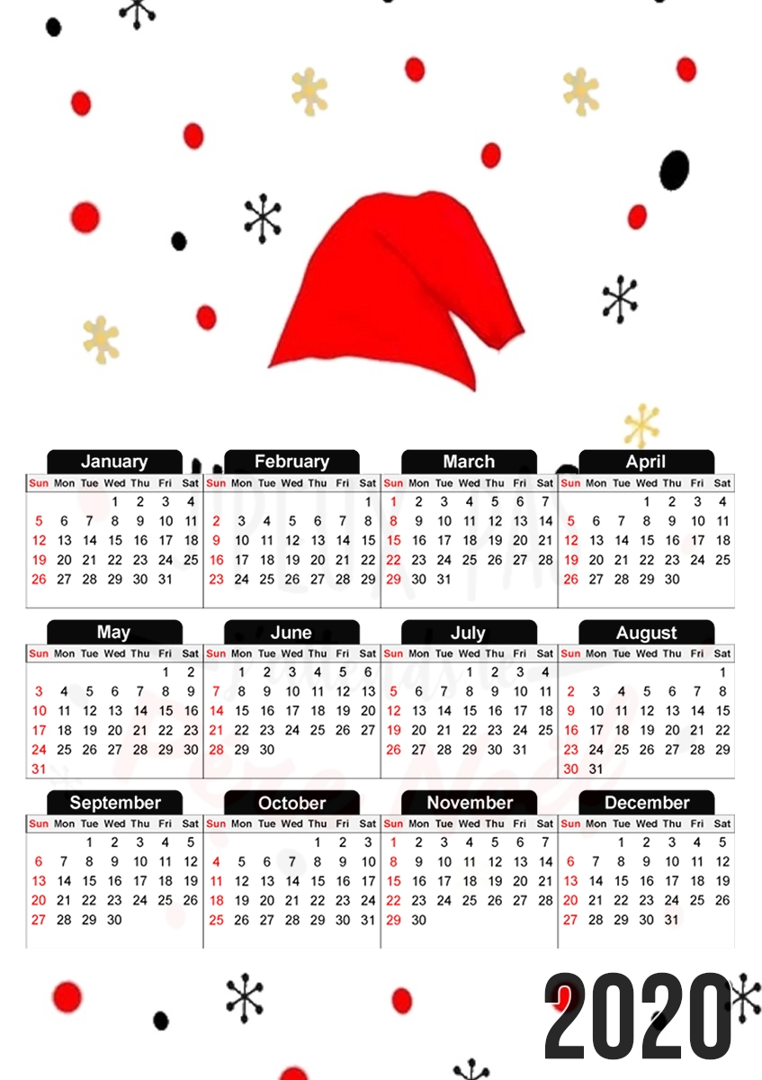  Je peux pas jattends le pere noel for A3 Photo Calendar 30x43cm