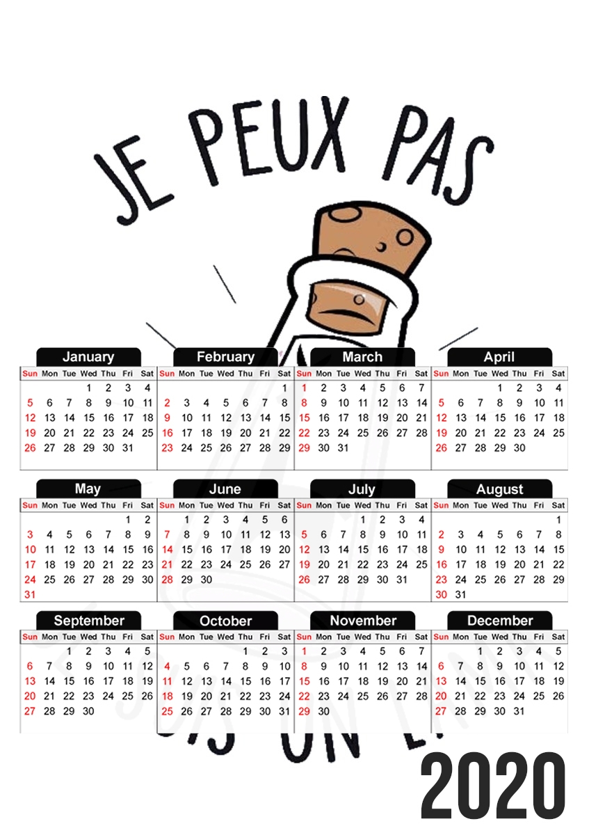  Je peux pas je suis un lama - Kuzko for A3 Photo Calendar 30x43cm