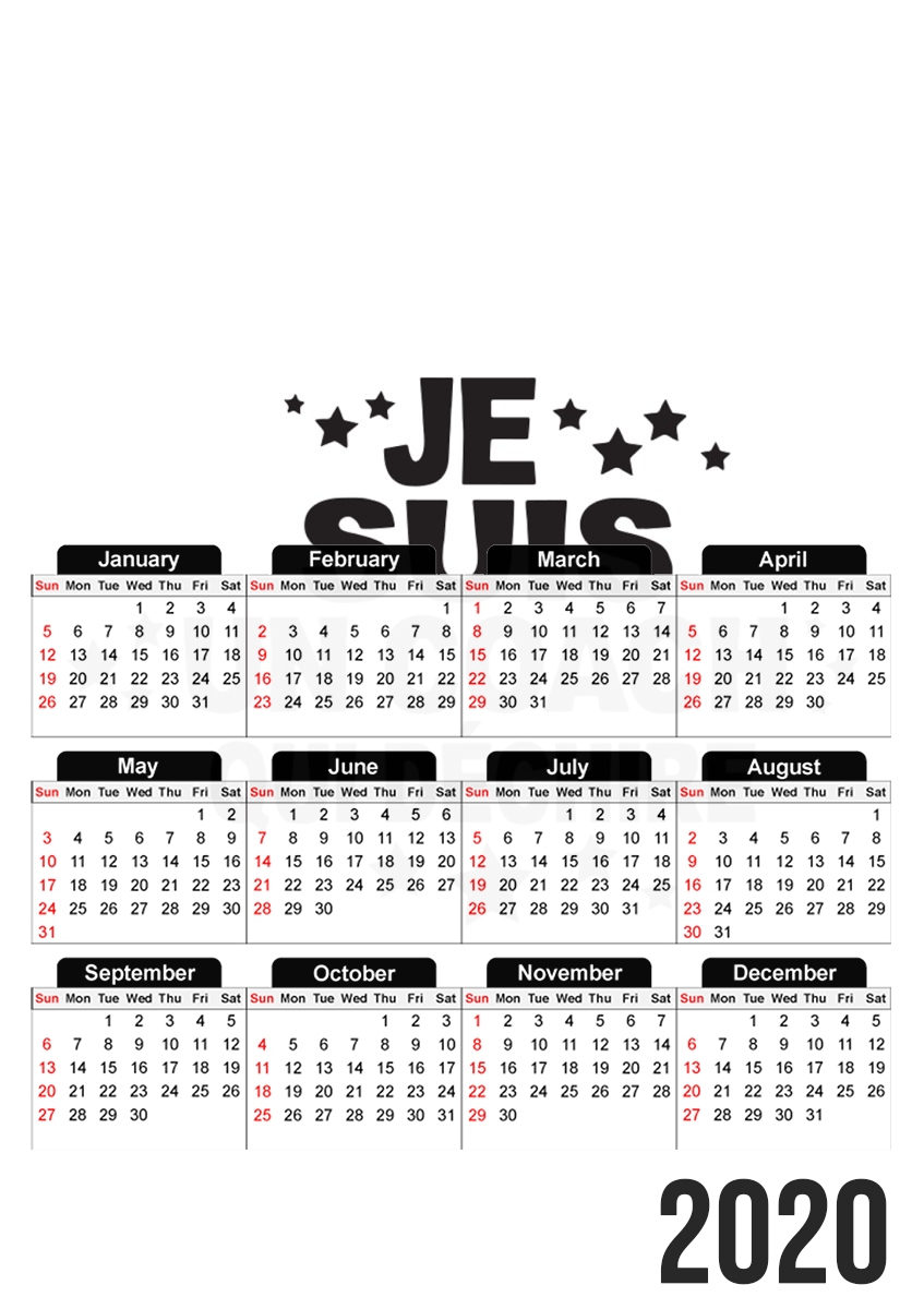  Je suis un coach qui dechire for A3 Photo Calendar 30x43cm