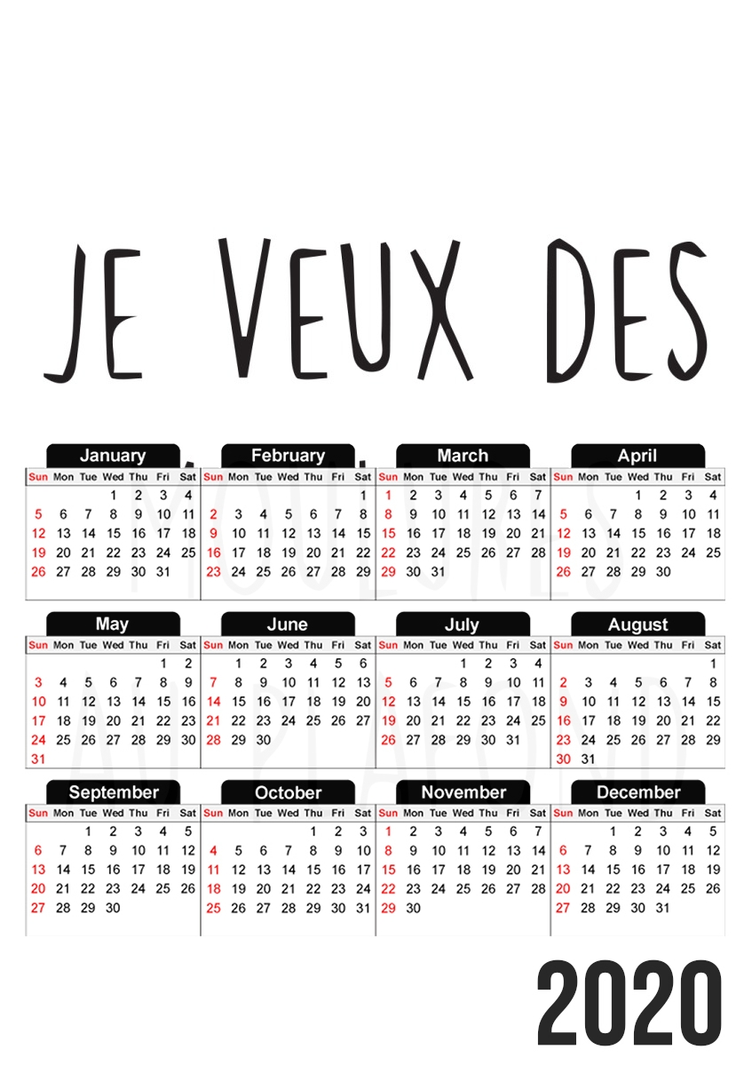  Je veux des moulures au plafond for A3 Photo Calendar 30x43cm