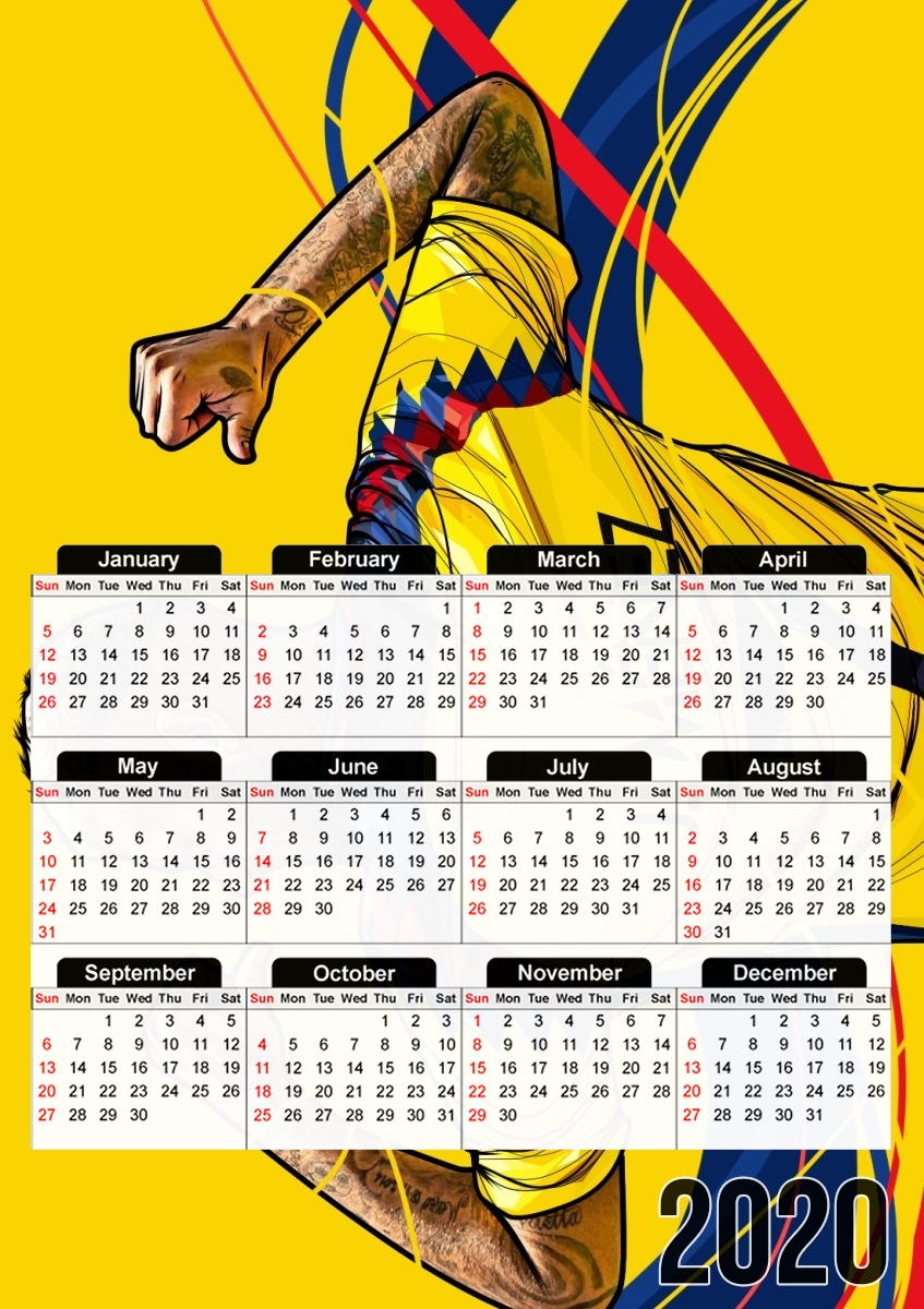  Jeremy Menez America  for A3 Photo Calendar 30x43cm