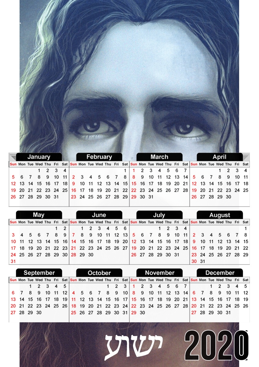  JESUS for A3 Photo Calendar 30x43cm