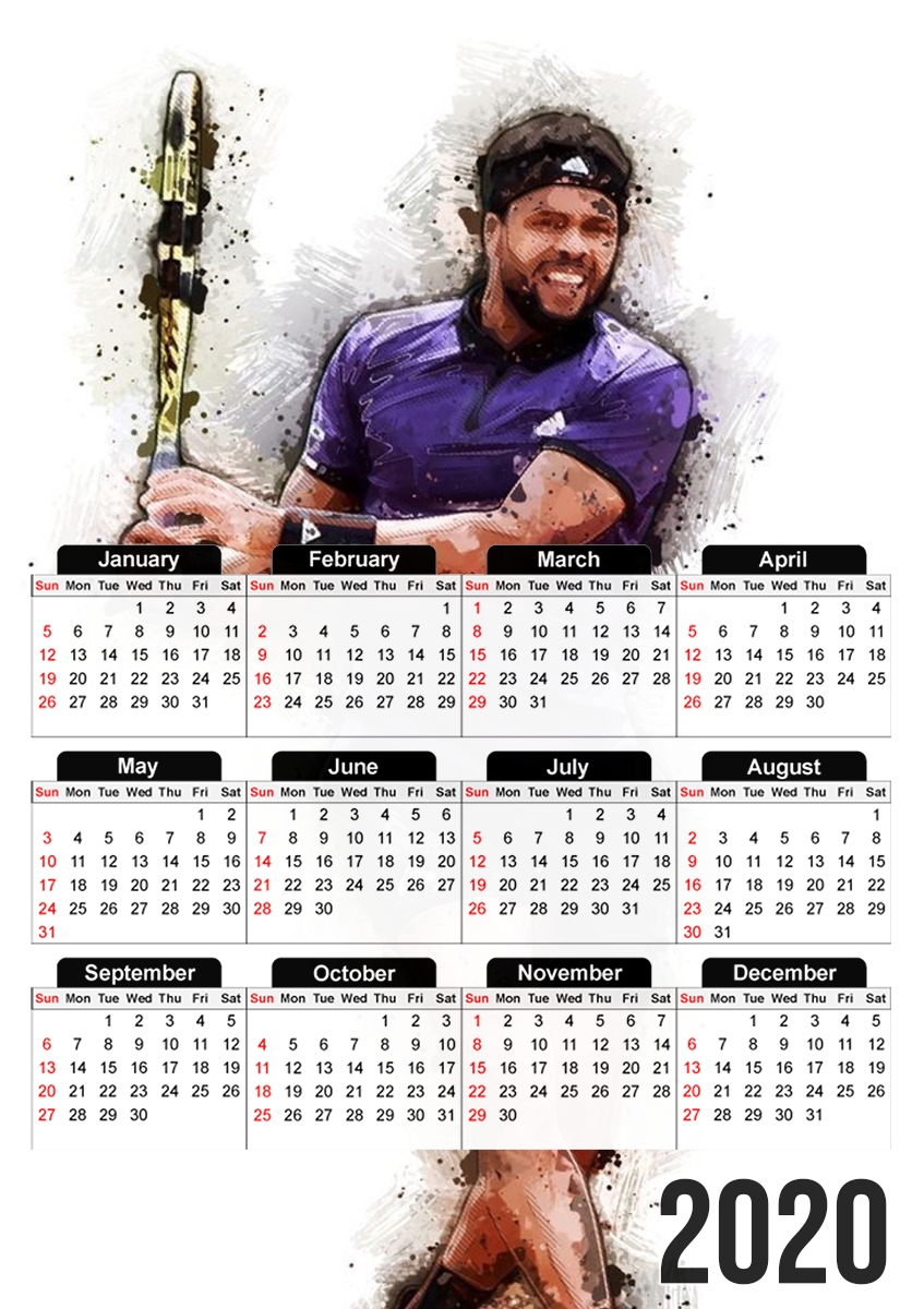  Jo Wilfried Tsonga My History for A3 Photo Calendar 30x43cm