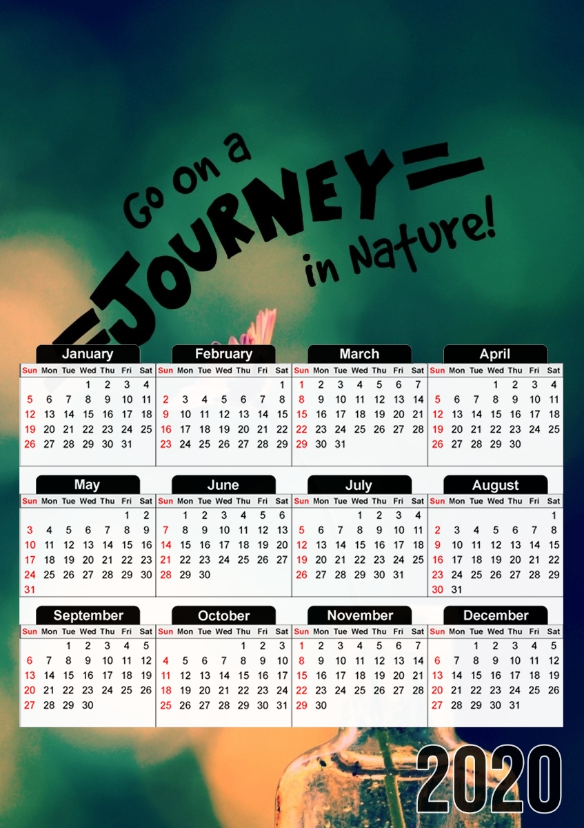  Journey for A3 Photo Calendar 30x43cm