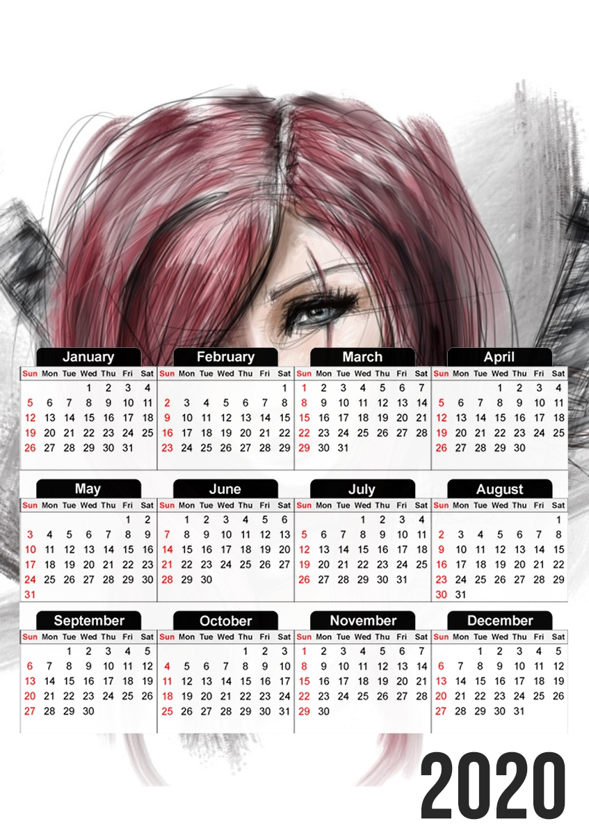  Katarina Drawing for A3 Photo Calendar 30x43cm