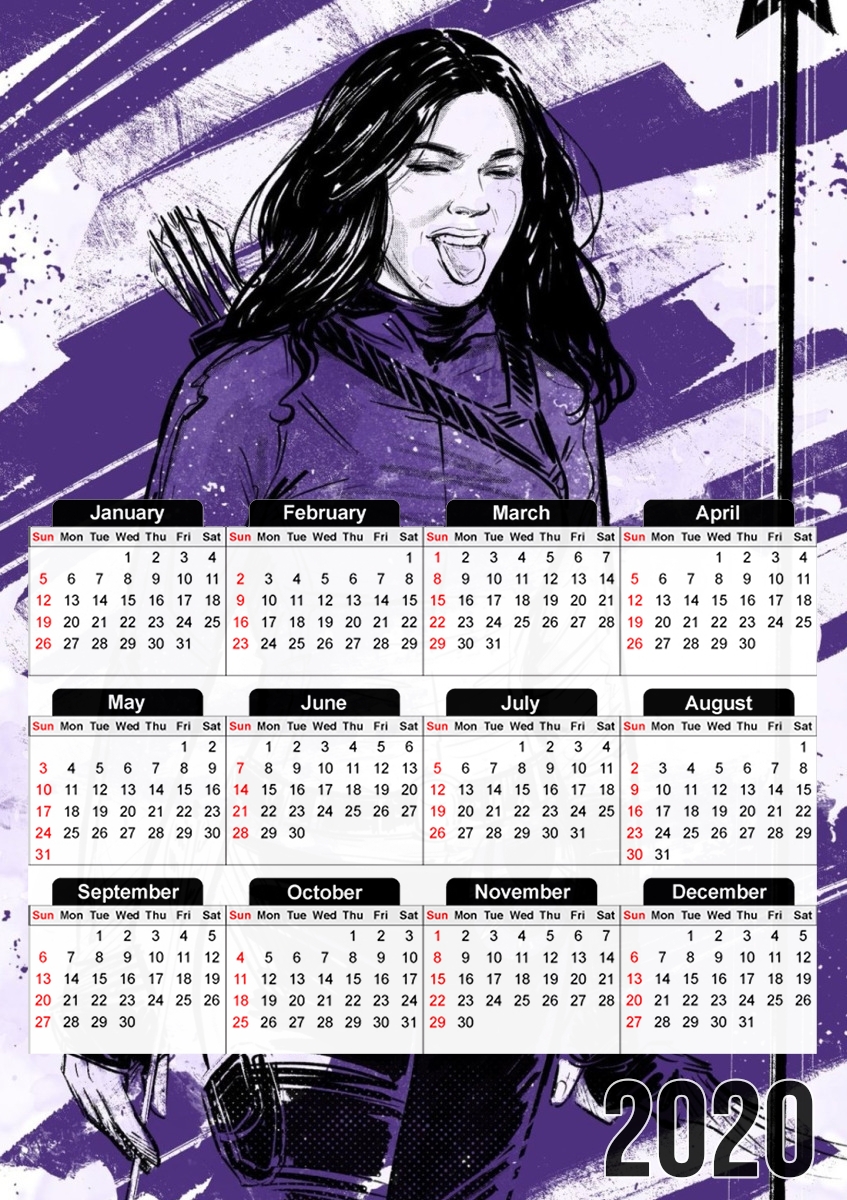  Kate Bishop for A3 Photo Calendar 30x43cm