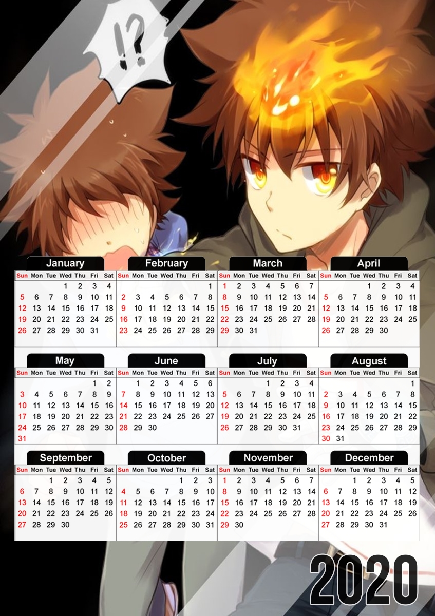  Katekyo hitman reborn for A3 Photo Calendar 30x43cm