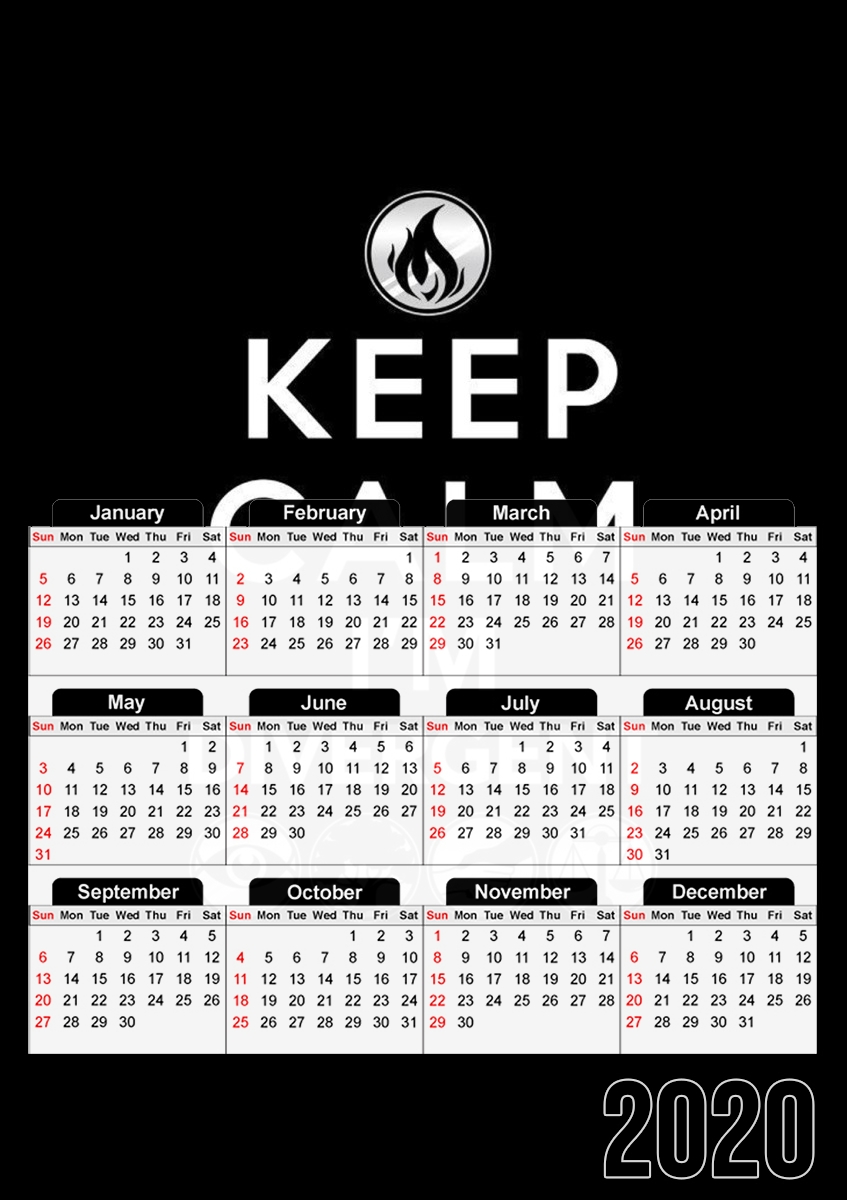  Keep Calm Divergent Faction for A3 Photo Calendar 30x43cm