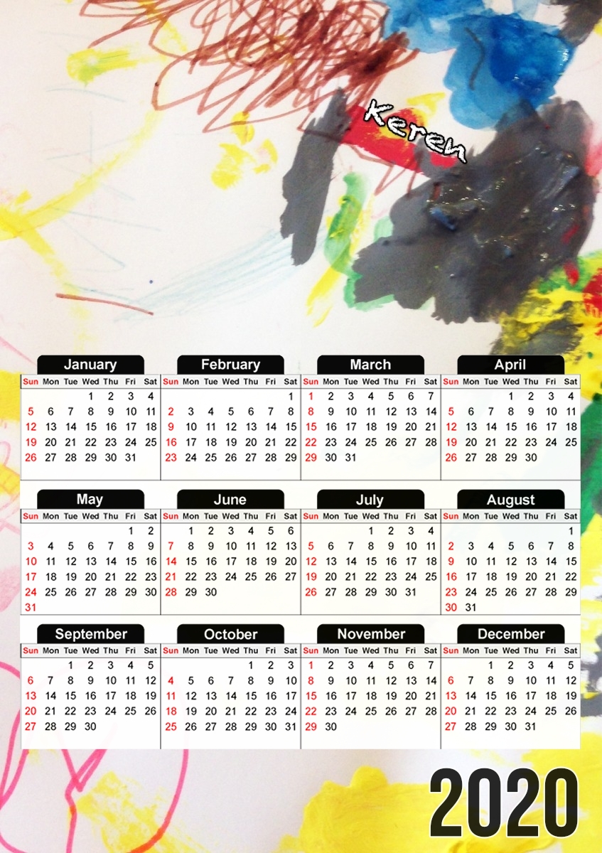  Keren 2 for A3 Photo Calendar 30x43cm