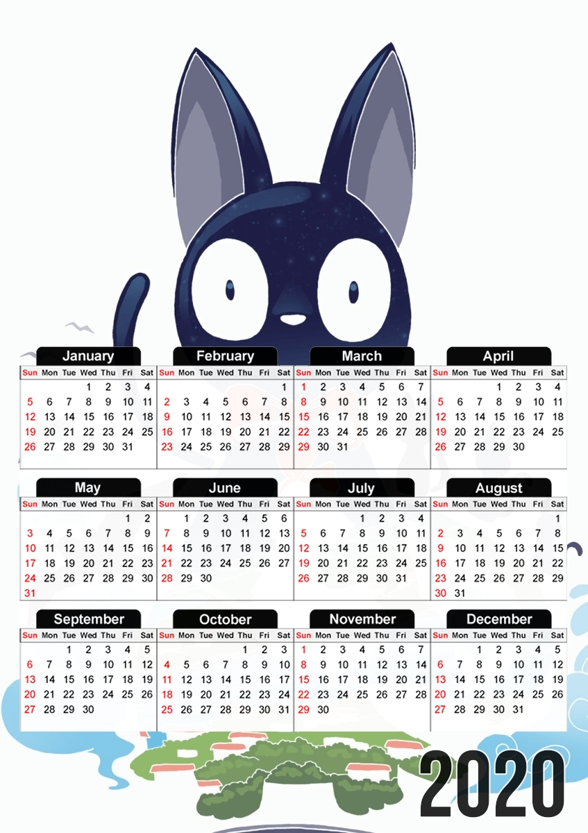  Kiki Delivery Service for A3 Photo Calendar 30x43cm