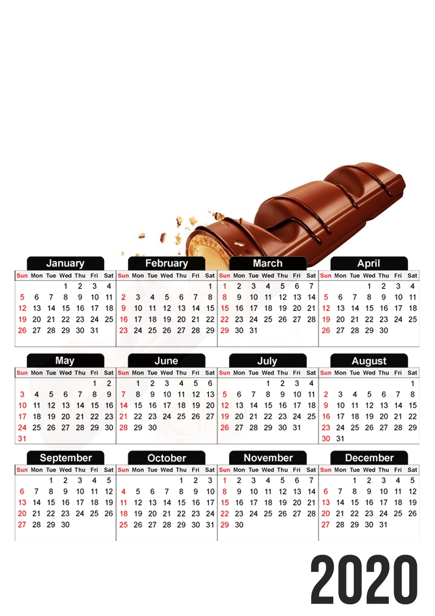  Kinder Bueno for A3 Photo Calendar 30x43cm