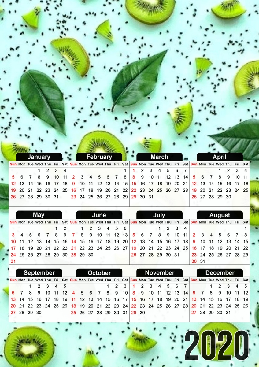  Kiwi summer for A3 Photo Calendar 30x43cm