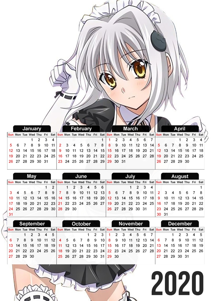  Koneko DXD for A3 Photo Calendar 30x43cm