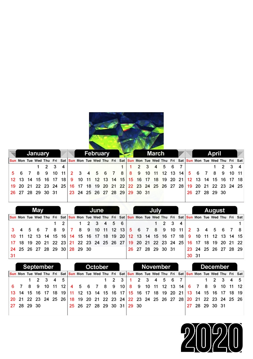  Kryptonium for A3 Photo Calendar 30x43cm