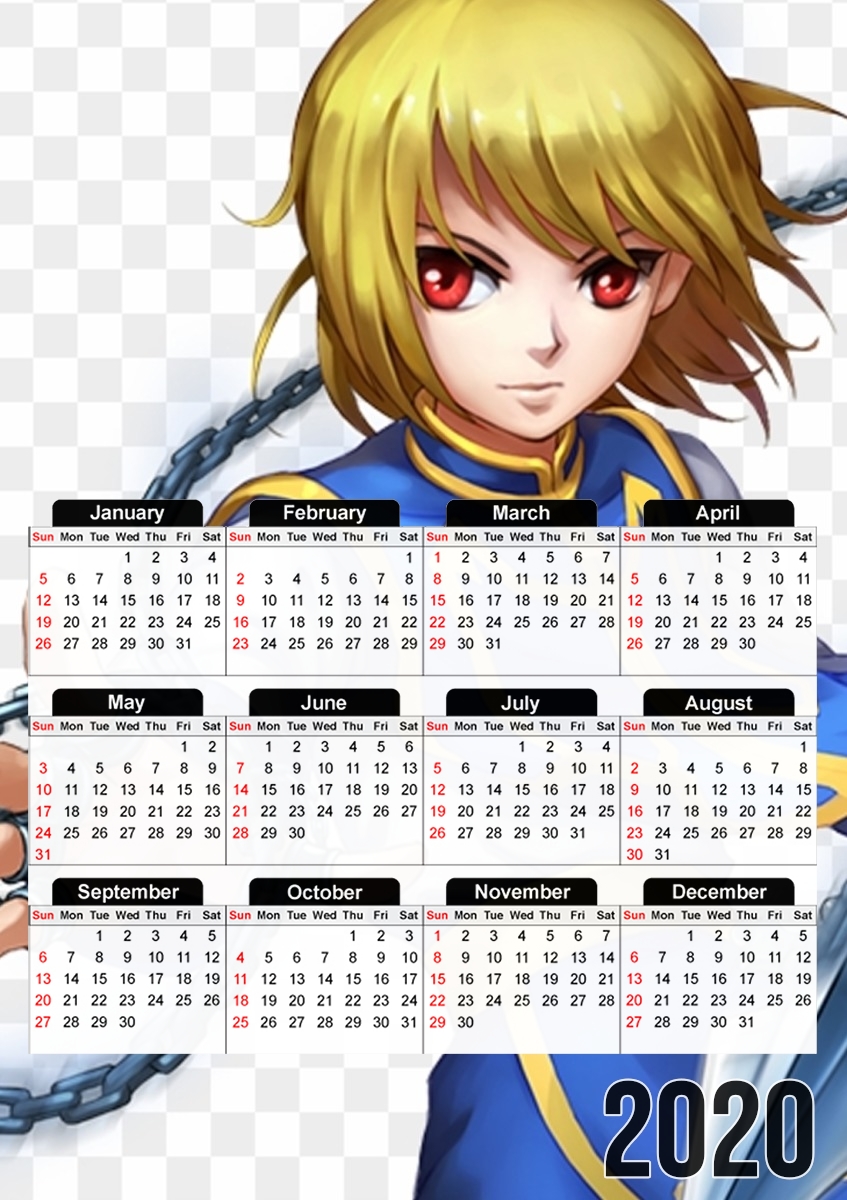  Kurapika for A3 Photo Calendar 30x43cm