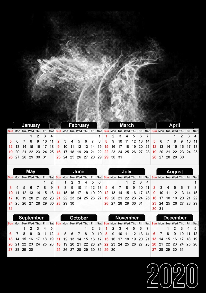  L Smoke Death Note for A3 Photo Calendar 30x43cm