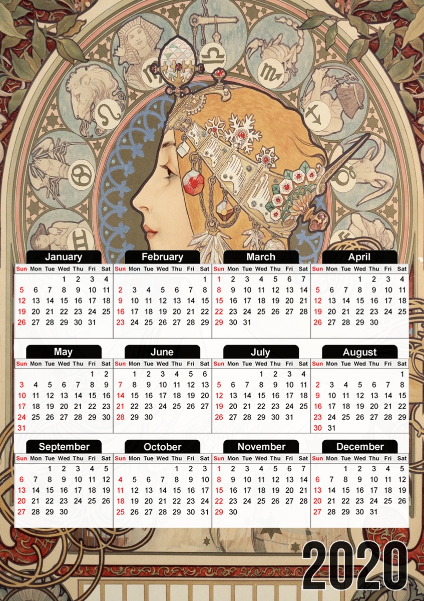  La plume alphonse for A3 Photo Calendar 30x43cm