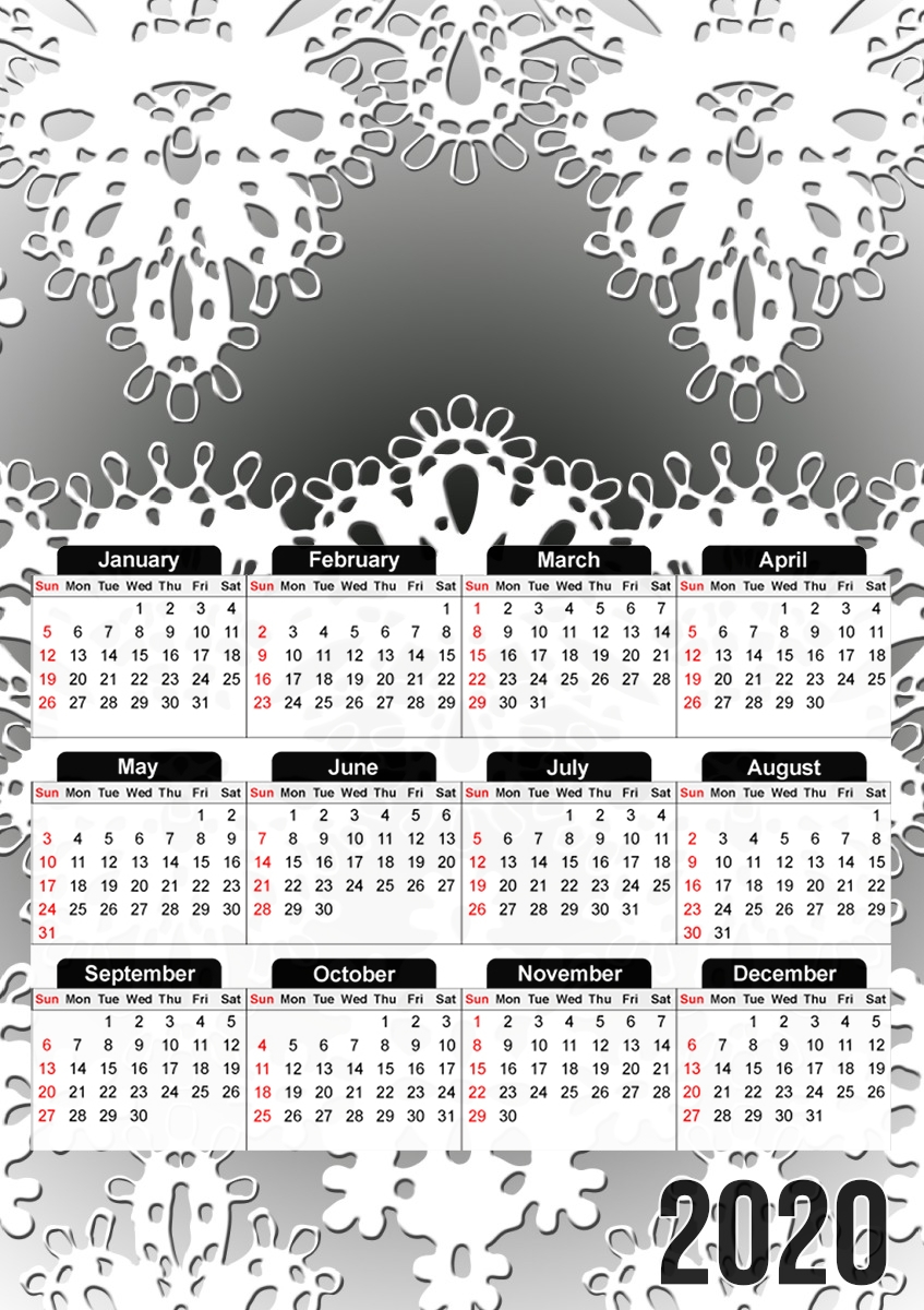  lace me harder for A3 Photo Calendar 30x43cm