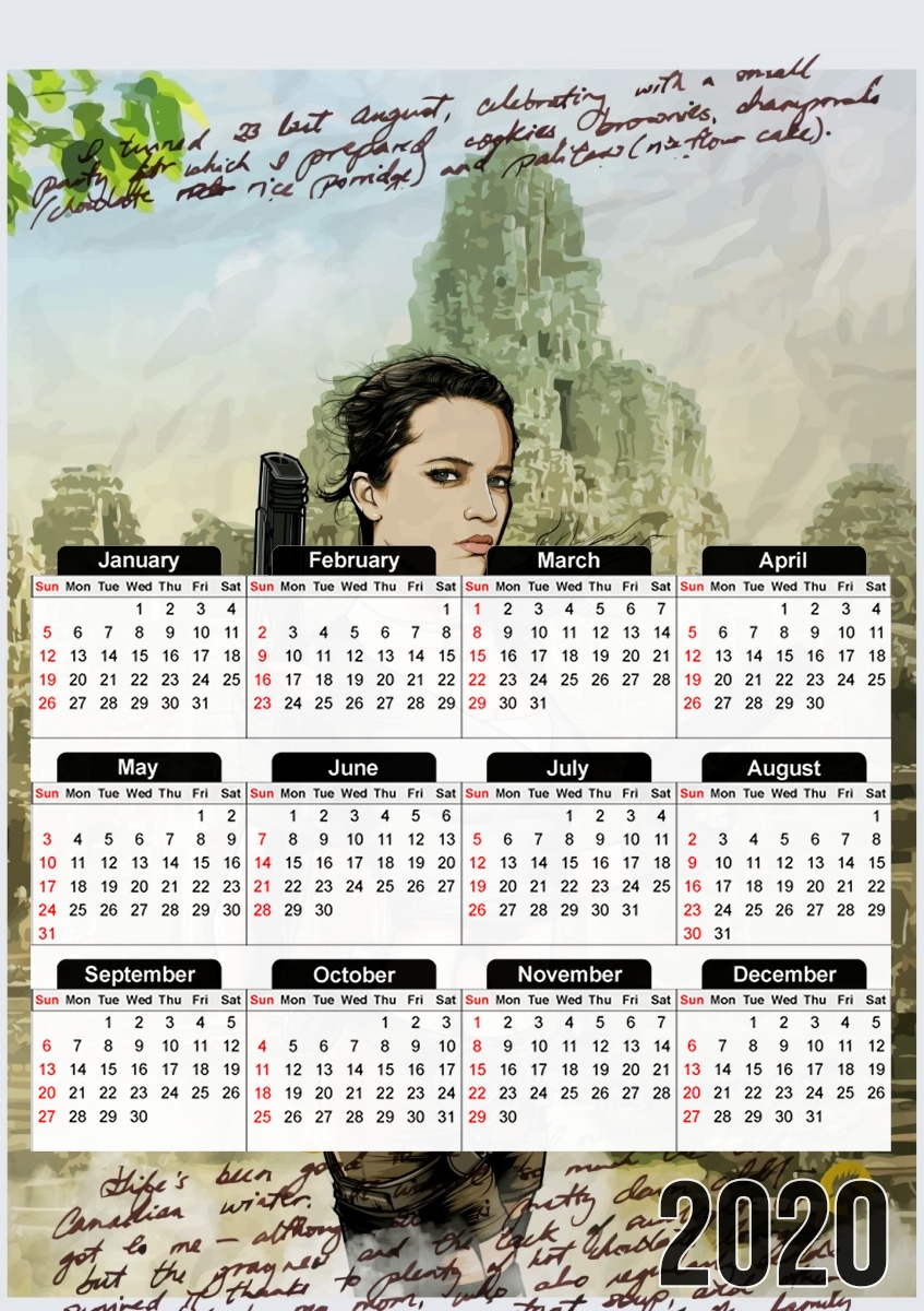  Lara Vikander for A3 Photo Calendar 30x43cm