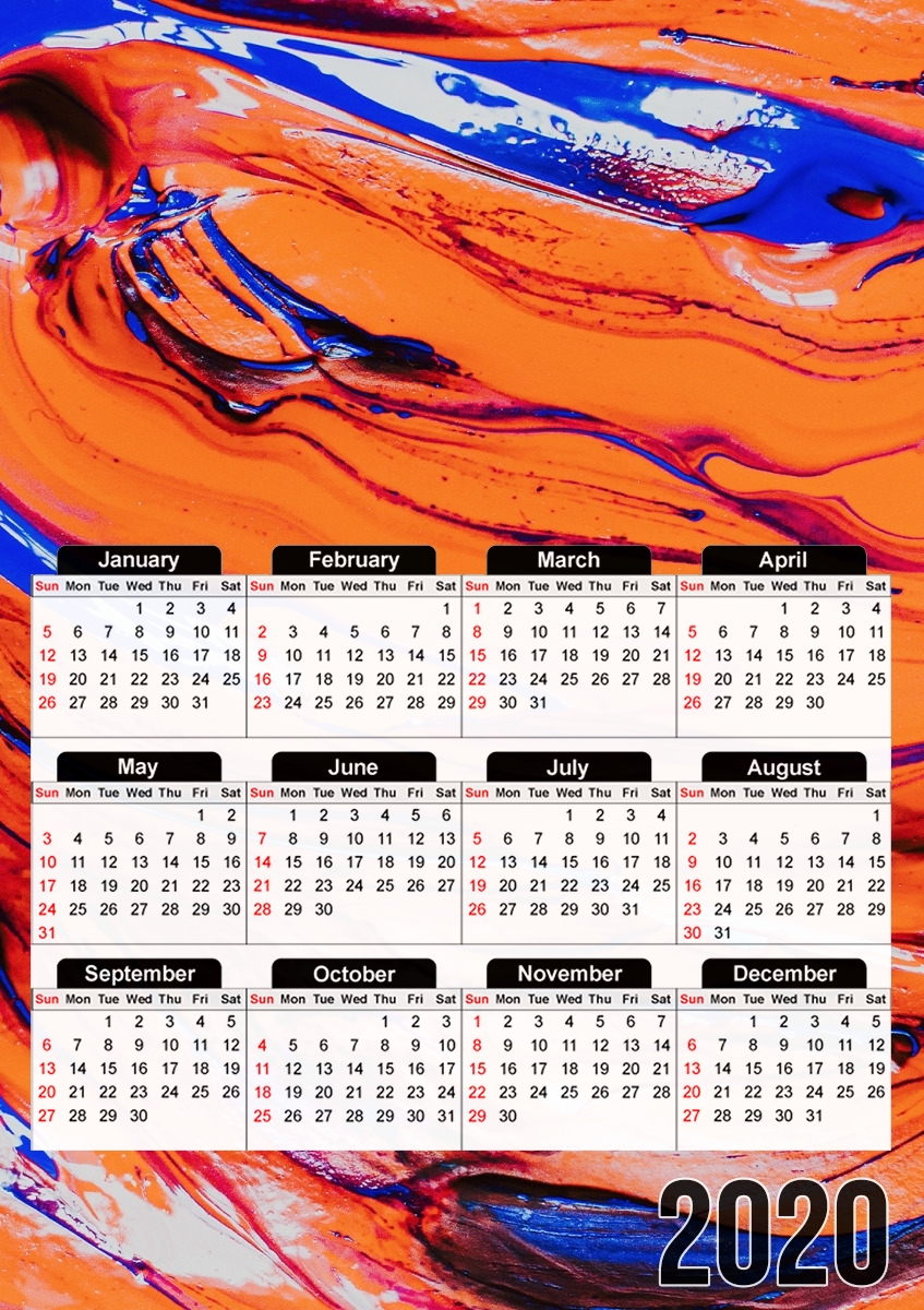  LAVA for A3 Photo Calendar 30x43cm