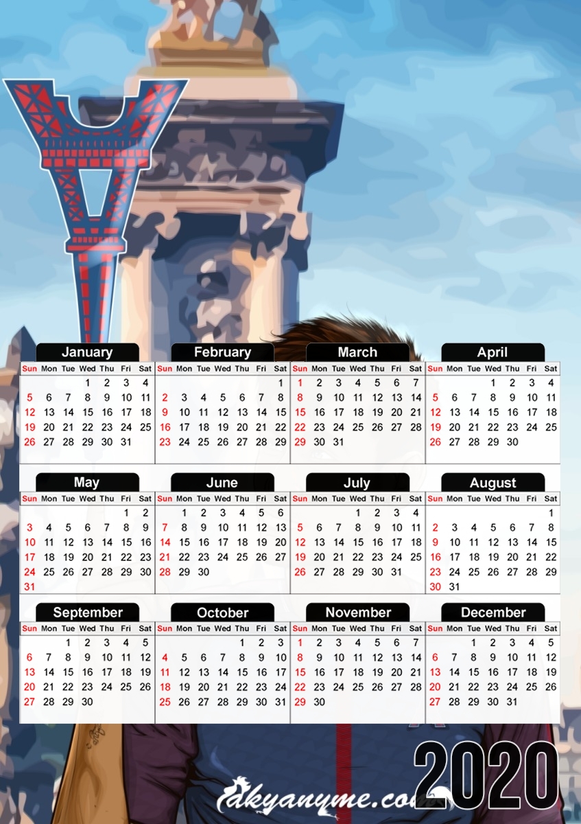  Le nouveau titi Parisien Ney Jr Paris for A3 Photo Calendar 30x43cm