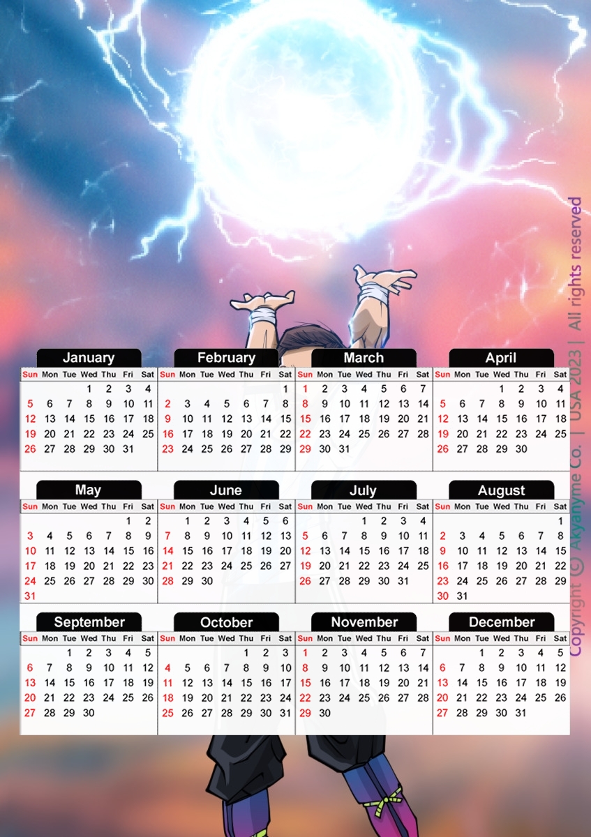  Leo Powerful for A3 Photo Calendar 30x43cm