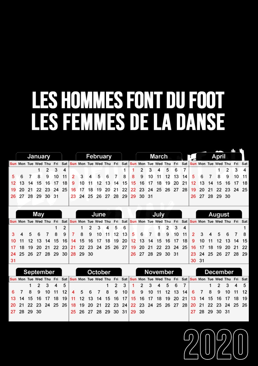  Les dieux font du Kayak for A3 Photo Calendar 30x43cm