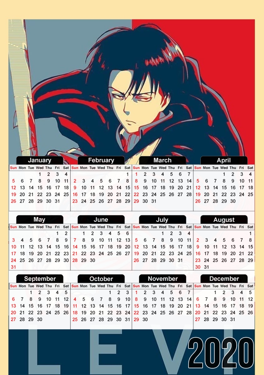  Levi Propaganda for A3 Photo Calendar 30x43cm