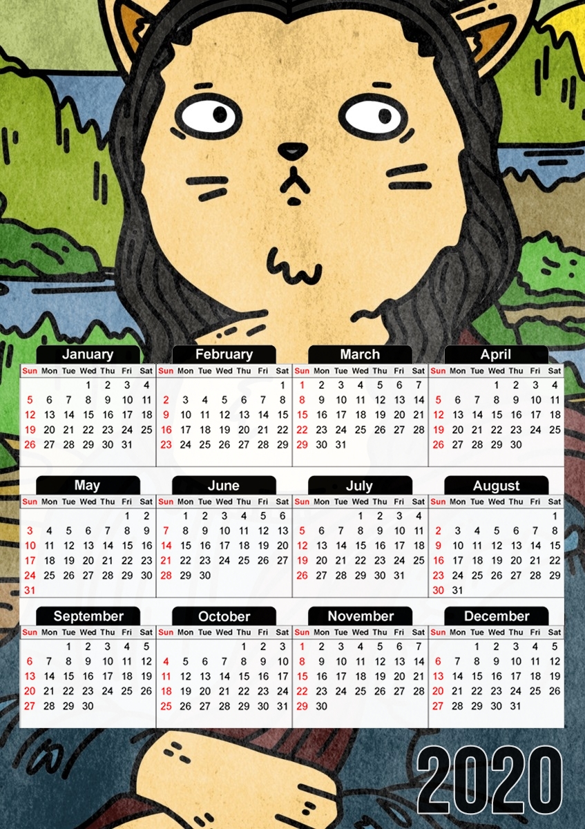  Lisa And Cat for A3 Photo Calendar 30x43cm