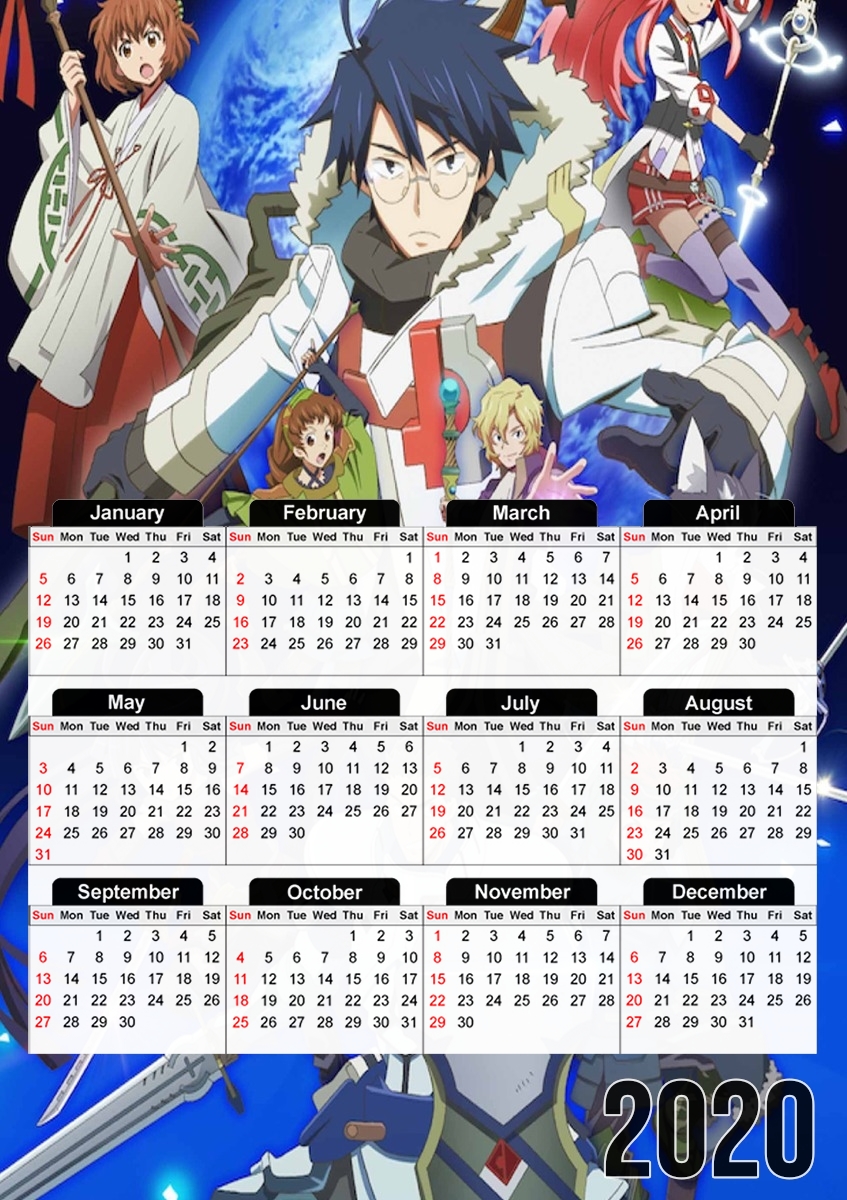  Log Horizon for A3 Photo Calendar 30x43cm