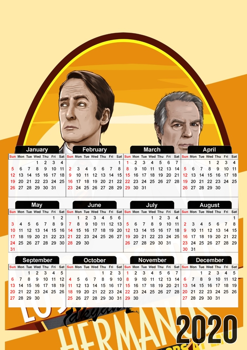  Los Abogados Hermanos  for A3 Photo Calendar 30x43cm