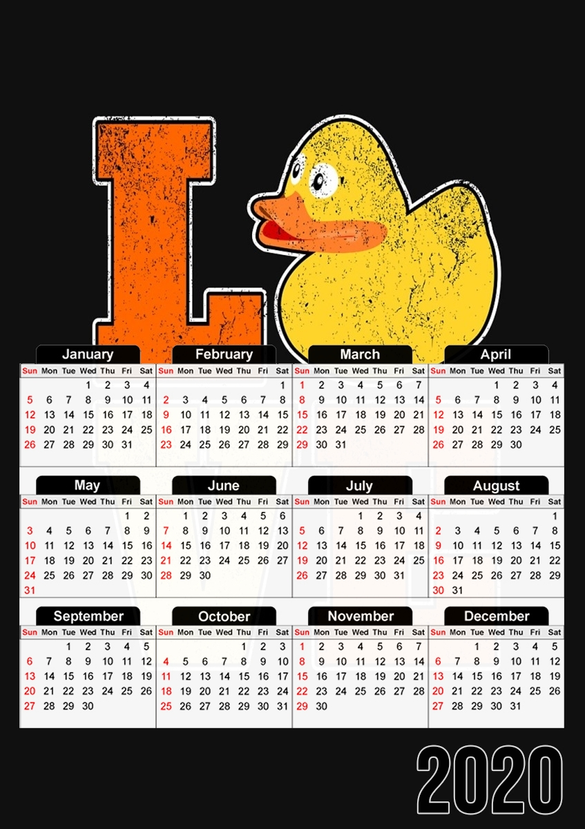  Love Ducks for A3 Photo Calendar 30x43cm