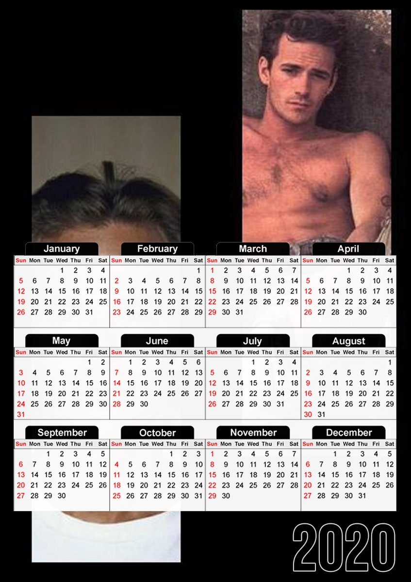  Luke Perry Hommage for A3 Photo Calendar 30x43cm