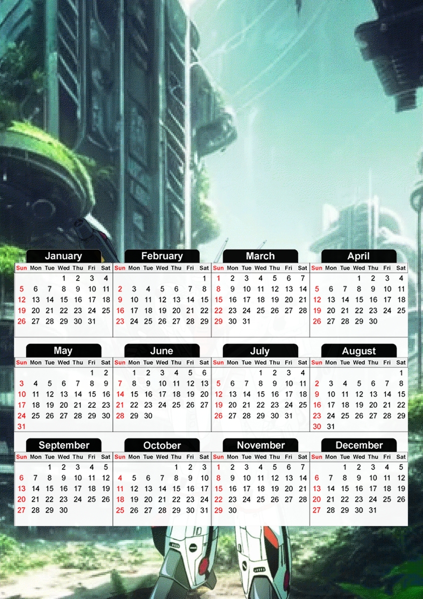  Macross Mech V1 for A3 Photo Calendar 30x43cm