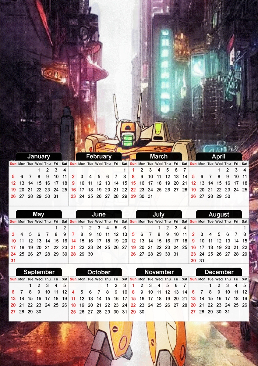  Macross Mech V3 for A3 Photo Calendar 30x43cm