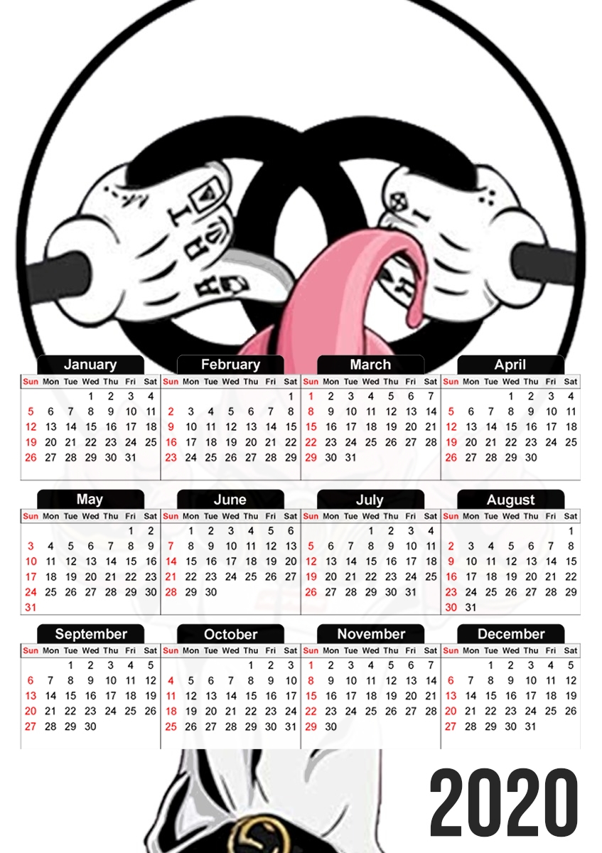  Majin BUU Boo for A3 Photo Calendar 30x43cm