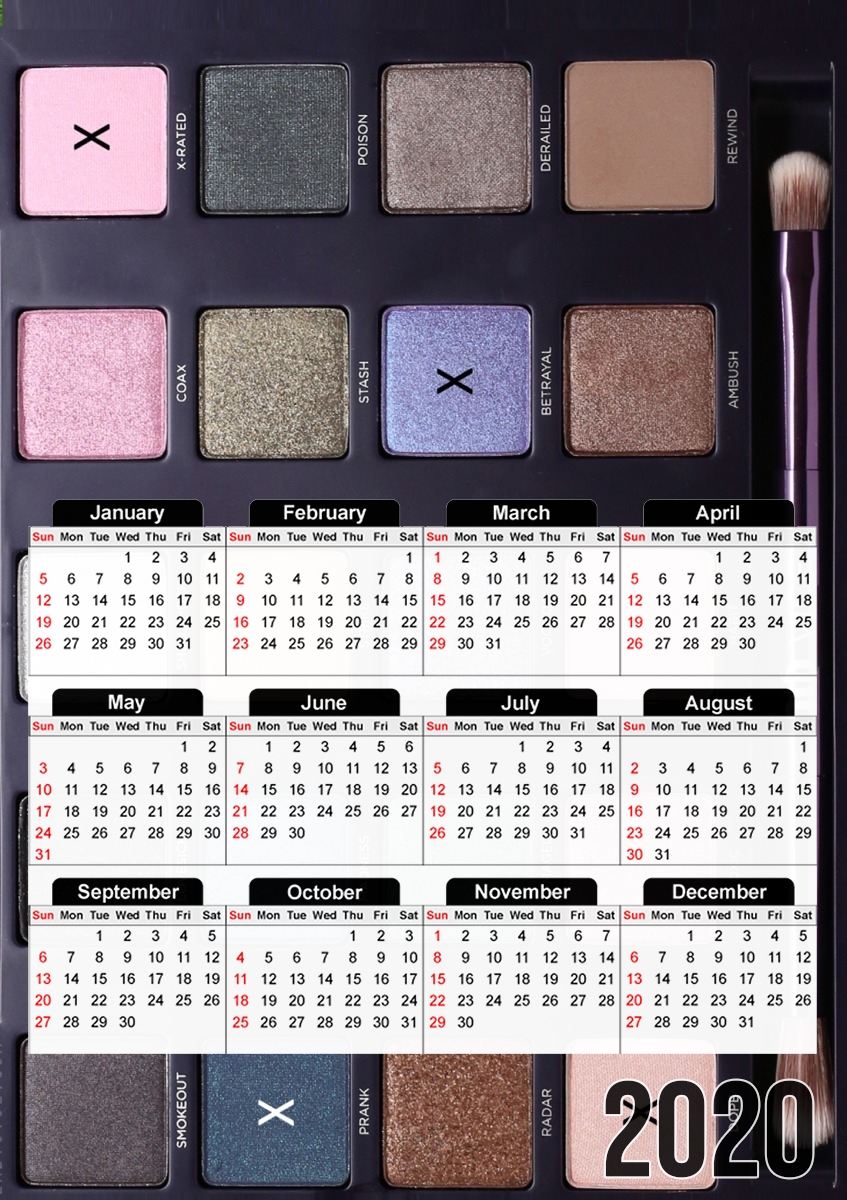  Make Up Box for A3 Photo Calendar 30x43cm