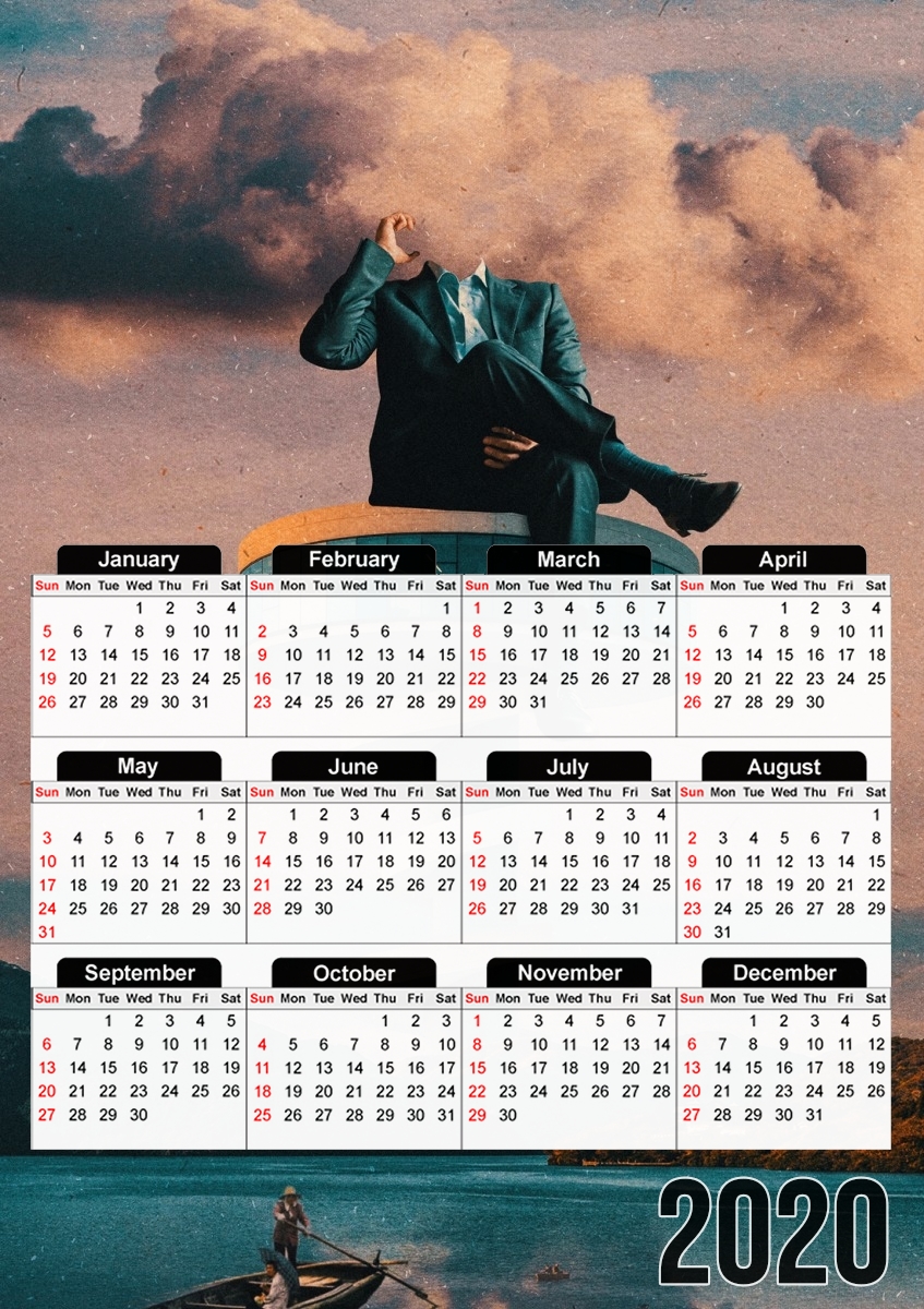  Man On The Tower for A3 Photo Calendar 30x43cm