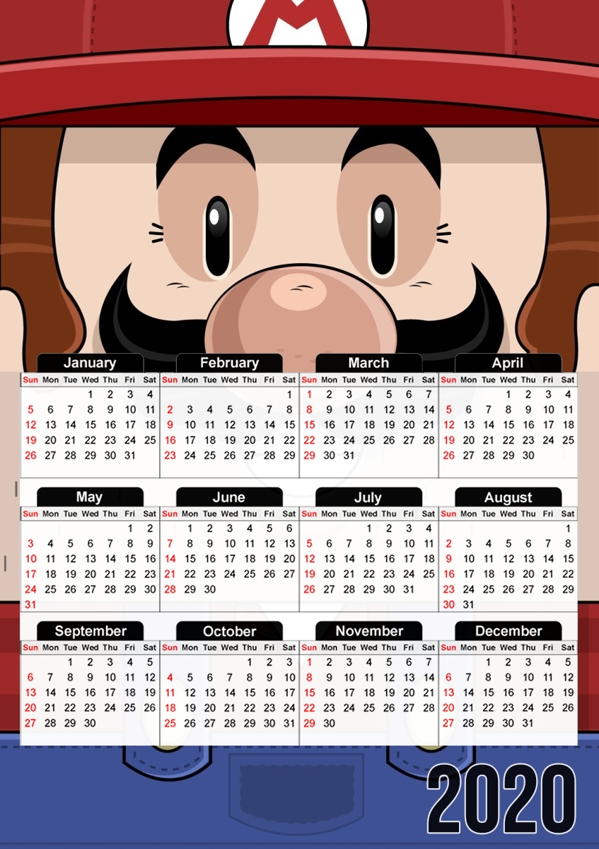  Mariobox for A3 Photo Calendar 30x43cm