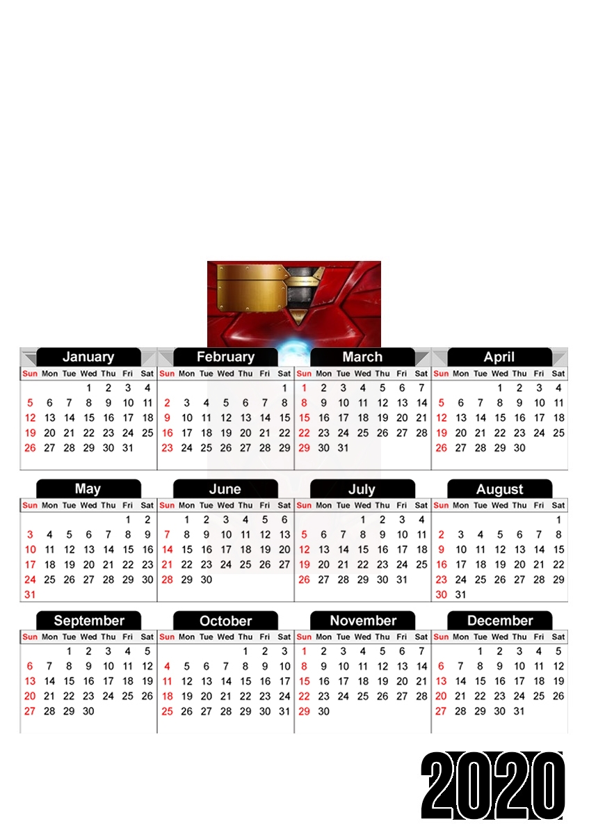  Iron Mark VII for A3 Photo Calendar 30x43cm