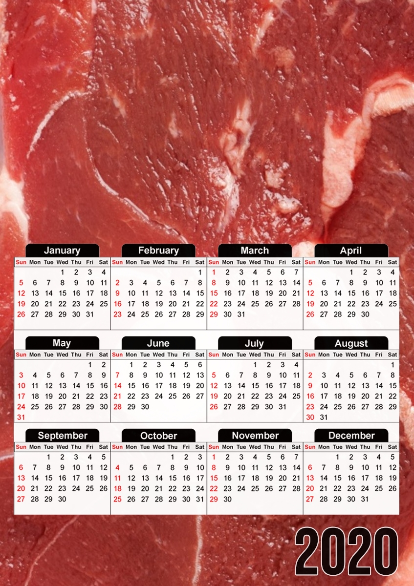  Meat Lover for A3 Photo Calendar 30x43cm