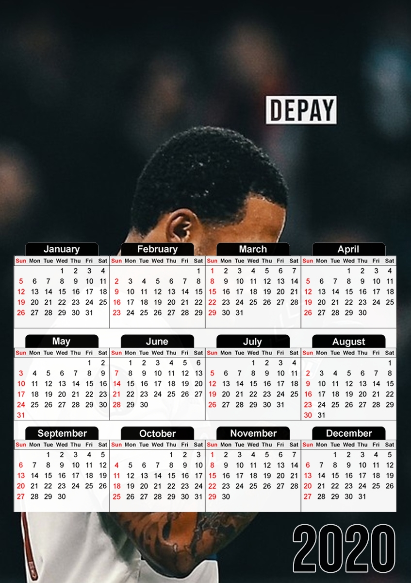  Memphis Depay for A3 Photo Calendar 30x43cm