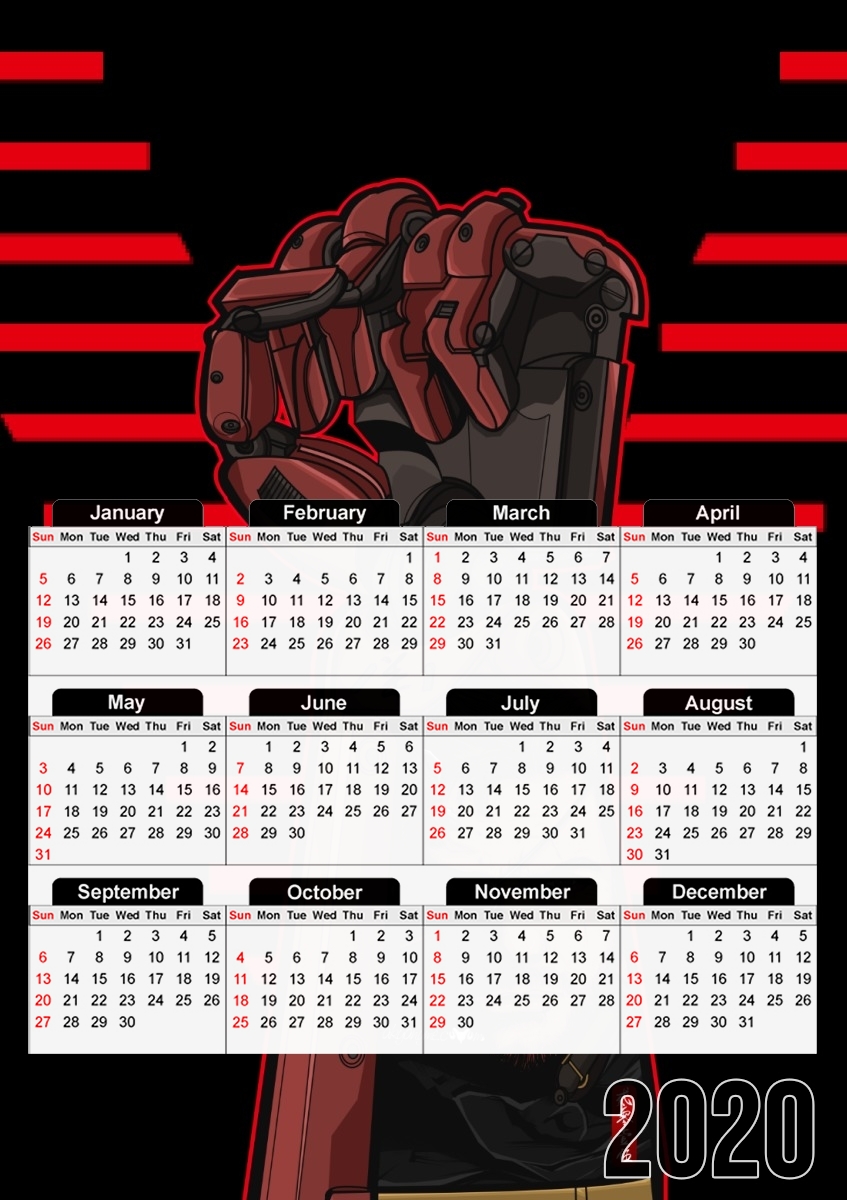  Metal Power Gear   for A3 Photo Calendar 30x43cm