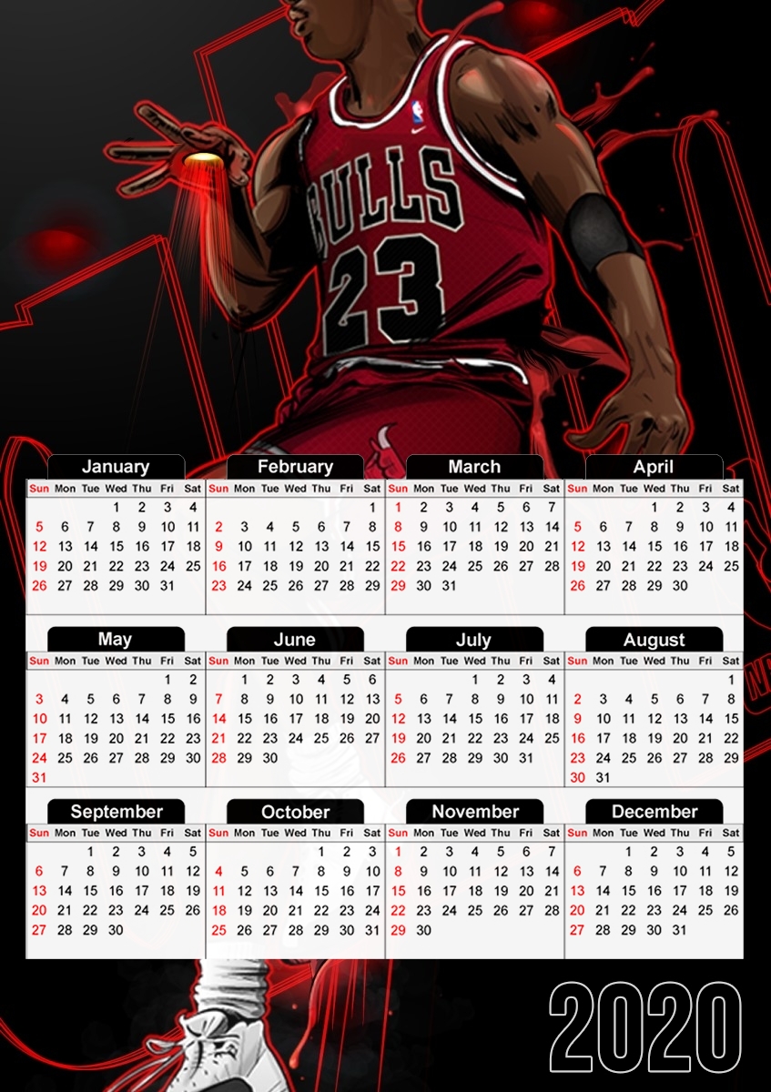  Michael Jordan for A3 Photo Calendar 30x43cm