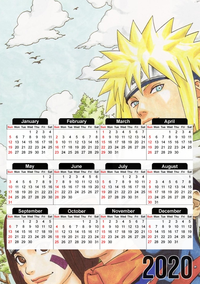  Minato Team for A3 Photo Calendar 30x43cm