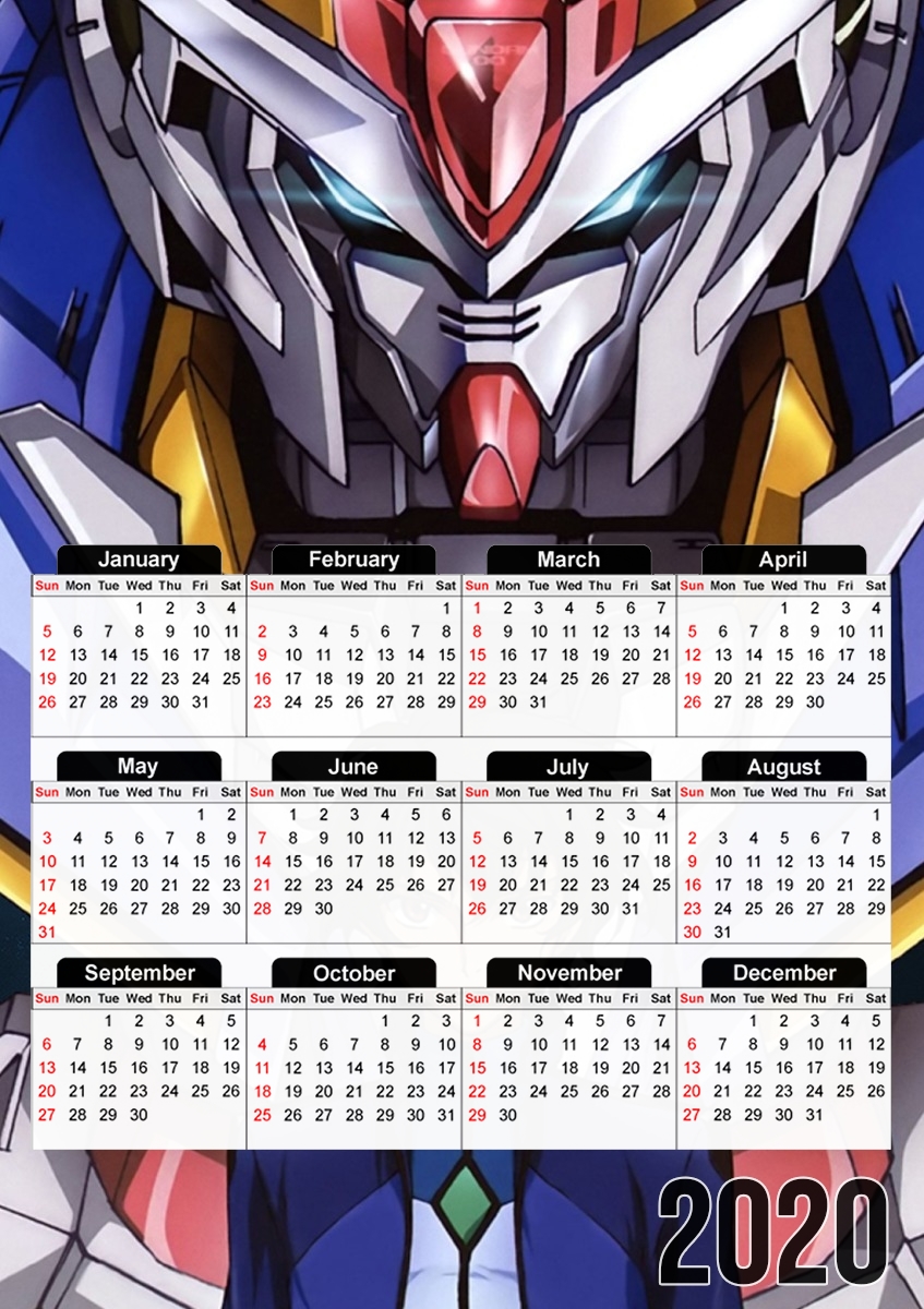  Mobile Suit Gundam for A3 Photo Calendar 30x43cm