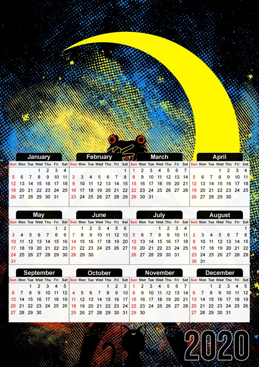  Moon Art for A3 Photo Calendar 30x43cm